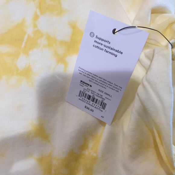 Sonoma yellow tie dye Goods For Life T-shirt dressF - Picture 4 of 7
